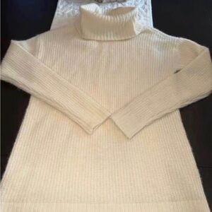Style & Co. Cream Turtleneck Sweater